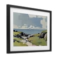thumbnail image 2 of Stupell Industries Coastal Green Bay Breeze Black Framed Print Under Glass, 20 x 14, by Elara Yasna, 2 of 8
