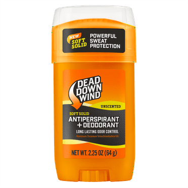 Dead Down Wind Unscented Soft-Solid Antiperspirant   Deodorant (Unisex) 2.25 oz. Stick
