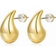 thumbnail image 1 of Extra Large Earring Hypoallergenic Chunkygoldhoopearrings Lightweight Waterdrop Teardrop Earrings Trendy Gold Waterdrop Earrings For Wom, 1 of 5