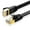 Black, variant on KOMI Flat Cat8 Ethernet Cable 1M, 26AWG Cat 8 Network Internet Lan Cable High Speed 40Gbps 2000Mhz SFTP RJ45 Gold Plated Connector for PC, Router, Switch, Modem, TV, PS5 (Black, 1M/3FT)