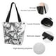 thumbnail image 4 of Disketp Monochrome Botanical Illustration for Women’s Casual Shoulder Tote Bag Cross-body Handbags for Shopping, Travel and Daily Use, 4 of 6