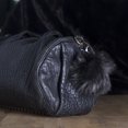thumbnail image 3 of Luxe Faux Fur 676685047724 Pom Pom Balls - Black, 3 of 3