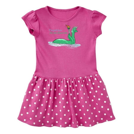 

Inktastic Nessie Lady Liberty Just Here for the Fireworks Gift Baby Girl Dress