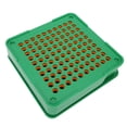 thumbnail image 4 of Rellenador de cápsulas de 100 agujeros, placas de cápsulas vacías, herramienta manual de llenado de cápsulas, n.° 0, verde oscuro, n.° 0, 4 of 14