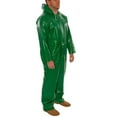 thumbnail image 3 of Tingley 3X Green SafetyFlex 17 mil PVC And Polyester Coveralls With Hook And Loop Closure And Hood, 3 of 4
