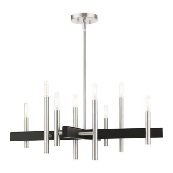 Livex Lighting - Denmark - 8 Light Chandelier in Mid Century Modern Style - 28