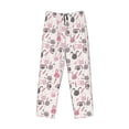 thumbnail image 4 of Xecao Rabbit And Carrot Men's Straight Lounge Pajama Pants: The Ultimate in Comfortable Sleepwear, 4 of 9
