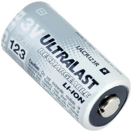 Image of NABC UltraLast Lithium Ion CR123 Photo Camera Battery - Lithium Ion (Li-Ion) - 3V DC