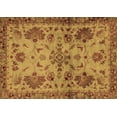 thumbnail image 1 of Ahgly Company Indoor Rectangle Abstract Brown Modern Area Rugs, 4' x 6', 1 of 4