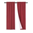 thumbnail image 2 of Gorgeous Home Linen Thermal Blackout Window Drapes, 84" L, 2-Pack (R64), 2 of 5