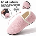 thumbnail image 3 of Knivor Cozy Slippers for Women with Hook Loop Warm Fuzzy Slippers Sock Shoes Ultra-Light House Slippers with Mute Anti-Slip Sole for Indoor Bedroom/Yoga, 3 of 8