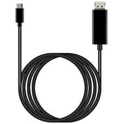 -Tek Styz DisplayPort Kit Works for Sony WH-1000XM3 to USB-C/PD to Full 4k/60Hz with Slim 6 Foot Cable! (DP)