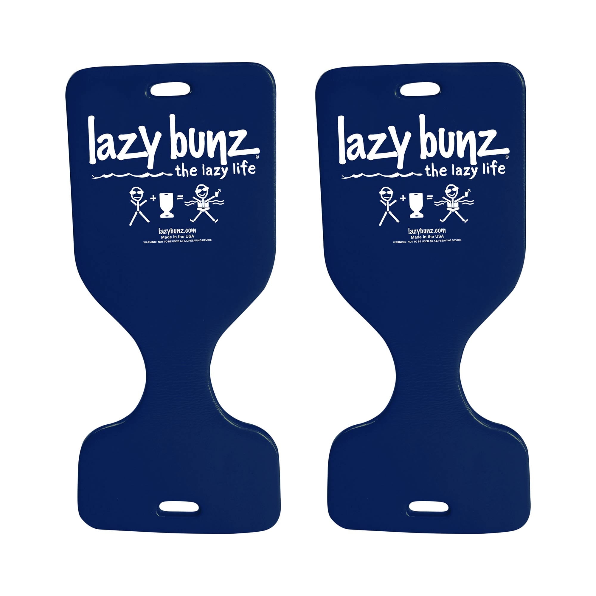 TRC Recreation Lazy Bunz Foam Saddle Swimming Pool Lounger (2 Pack)