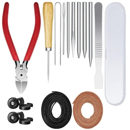 Tizuqe 16 Pieces Softball Baseball Glove Care Kits Lacing Tool Glove Lock Pliers