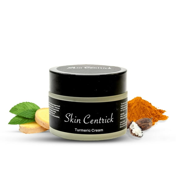 Daily Routine Natural Face Cream for Dry & Combination Skin - Turmeric & Vitamin C, 50g - Cruelty-Free, No Parabens, Sulfates, Phthalates