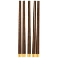 thumbnail image 1 of 5 Pairs Comfortable Grip Handcrafted Chinese Style Chopsticks, Wooden Tableware, For Home Customers, Friends Wenge, 1 of 8