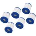 thumbnail image 2 of Filter , Easy To Clean 6PCS Fine Filtering High Efficiency Polyester Filter Elements With Strong Adsorption For Swimming  Pools, 2 of 8