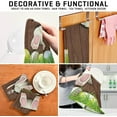 thumbnail image 4 of Easter Bunny Bottom Kitchen Tea Towels Set of 6 Absorbent Hand Dish Towels, Grass Colored Eggs Dishcloths Lint-Free 18x28 Inch Fast Drying for Cooking Baking Home Clean, 4 of 7
