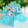 thumbnail image 2 of Tarjeta de Felicitación Sincero 2 Piezas de Papel Tridimensional Decoración Navidad Día de San Valentín, 2 of 5