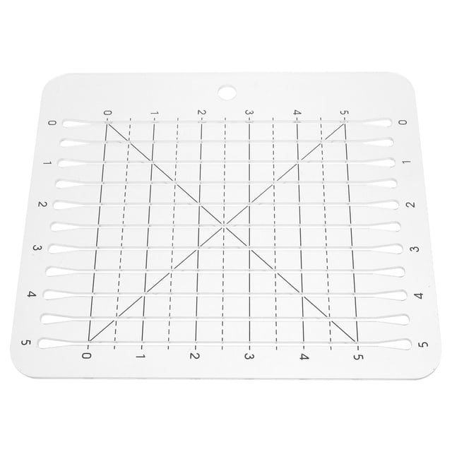 Miangastore Quilting Ruler Multi-use Patchwork Templates Square Cutter Template Acrylic Ruler or Quilting