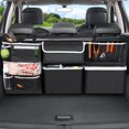 thumbnail image 1 of Organizador de almacenamiento de coche Oasser, nueva versión, con 10 bolsas, 1 of 7