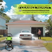 4200PSI Pressure Washer 4.0GPM Gas Power Washer 209CC Gas Powered Washing Machine Commercial High Pressure Washer with 25ft Hose&4 Nozzles for Patio Garden Yard Vehicle