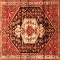 thumbnail image 1 of Ahgly Company Indoor Square Persian Orange Traditional Area Rugs, 3' Square, 1 of 1