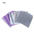 thumbnail image 4 of Filfeel Cotton Craft Fabric,25x25cm 14Pcs Various Beautiful Printed Pattern Cotton Cloth Sewing Fabric DIY Material,Sewing Tissue To Patchworks, 4 of 8