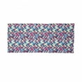thumbnail image 2 of Chevron Neck Gaiter, Downward Parallel Lines, Unisex, Multicolor, by Ambesonne, 2 of 3
