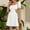 White, variant on USSUMA Spring Dresses for Women 2025 Womens Dresses Short Sleeve One Line Neck Casual Tie Mid-Calf Dress Vintage Dresses Breathable Dresses Daily Wear Summer Saving Black Dress Size-L