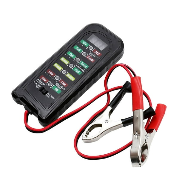 relayinert Black Fault Detector Accurately Diagnose Car Battery Issues With LED Display And Easy To Carry 1Set