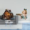 thumbnail image 2 of Escultura de la Natividad,Adorno acrílico 2D Adorno de pie,Centro de mesa con decoración de belén acrílico,Bandeja porta llaves,Bandeja para guardar llaves y dulces con figura de niña de, 2 of 8