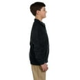 thumbnail image 3 of Youth 8 oz. Full-Zip Fleece - BLACK - L, 3 of 3