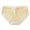 Skin Color, variant on rygai Mid-rise Briefs Thin Breathable Lace Decor Panties for Inner Wear,Skin Color XL