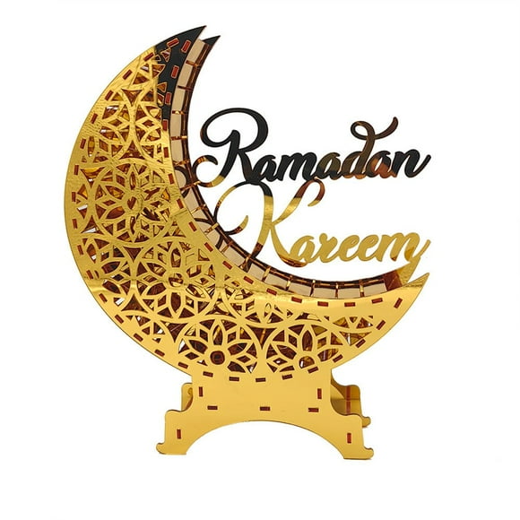 Ramadan Decorative Moon Lamp Table Decor Ramadan Lamp Moon Star Light Party