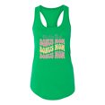 thumbnail image 2 of Wild Bobby, World's Best Bonus Mom Mother's Day Ladies Racerback Tank Top, Kelly, Large, 2 of 6
