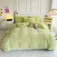 thumbnail image 1 of Juego de 3 fundas nórdicas de felpa multicolor: ropa de cama suave y cálida para dormitorio, habitación de invitados y dormitorio., 1 of 5