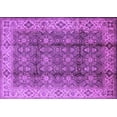 thumbnail image 1 of Ahgly Company Indoor Rectangle Oriental Purple Traditional Area Rugs, 7' x 10', 1 of 4