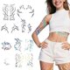 thumbnail image 1 of K-pop Demon Hunters Rumi , Waterproof Temporary Tattoo Stickers For Rumi Cosplay Accessories, 1 of 5