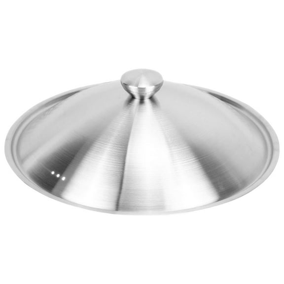 HOMEMAXS  Stainless Steel Pot Lid Large Frying Pan with Kitchen Electric