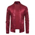 thumbnail image 2 of Men's Nightclub Fashion Sequin Sweater Unbuttoned Cardigan Long Sleeve Knit For Men, 2 of 4