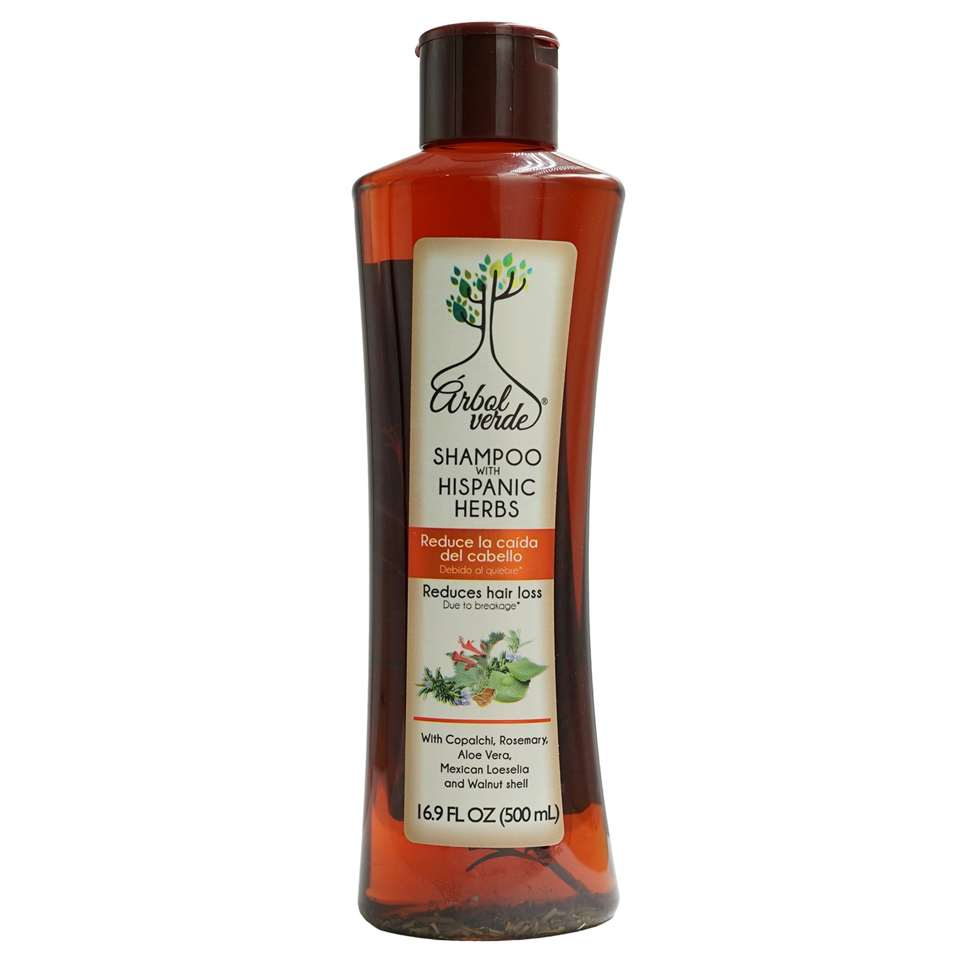 Arbol Verde Natural Anti Hair Loss Shampoo with Natural Plants, 500 ml