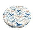 thumbnail image 2 of Xecao's Butterfly Print Stool Covers offer stylish, washable protection for PU round bar stools, perfect for home or commercial use., 2 of 7