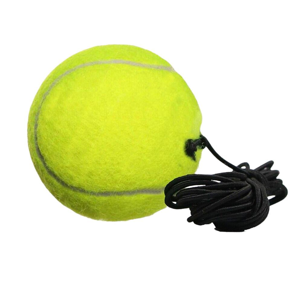 3pcs Tennis Trainer BALLS With String Rubber Woolen  Training Ball Aids 