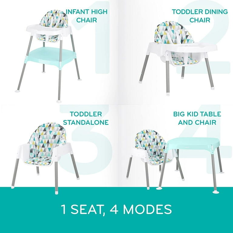 Evenflo 4-in-1 Eat and Grow High Chair Footrest adjustable, Perfect Fit,  Easy Install Evenflo Foot Rest Evenflow Footrest 