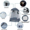 thumbnail image 7 of Shower Tent, Outdoor Camping Privacy Shelter-Dressing Changing Room-Portable Toilet Tent for Hiking Sun Shelter Picnic Fishing, 7 of 7
