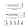 thumbnail image 3 of Cupcake Filling Injector with 5 Nozzles Dessert Decorating Set Kitchen Baking Pastry Tool, 3 of 8