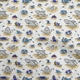 thumbnail image 1 of oneOone Silk Tabby Light Brown Fabric Beach Hawai Quilting Supplies Print Sewing Fabric By The Yard 42 Inch Wide, 1 of 4