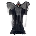 thumbnail image 2 of LSLJS Halloween Standing Skeleton Winged Ghost Dynamic LED Light and Sound Prop Requires 3 AAA Batteries, Halloween Decorations, 2 of 9