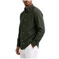 thumbnail image 4 of Gamivast Button Down Shirts for Men Long Sleeve Casual Dress Shirts with Chest Pocket Classic Fit Collared Tops Lightweight Comfortable Office Work Business Everyday, 4 of 6